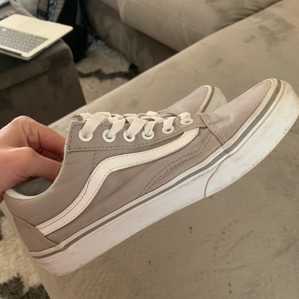 Gray Vans Size 7.5